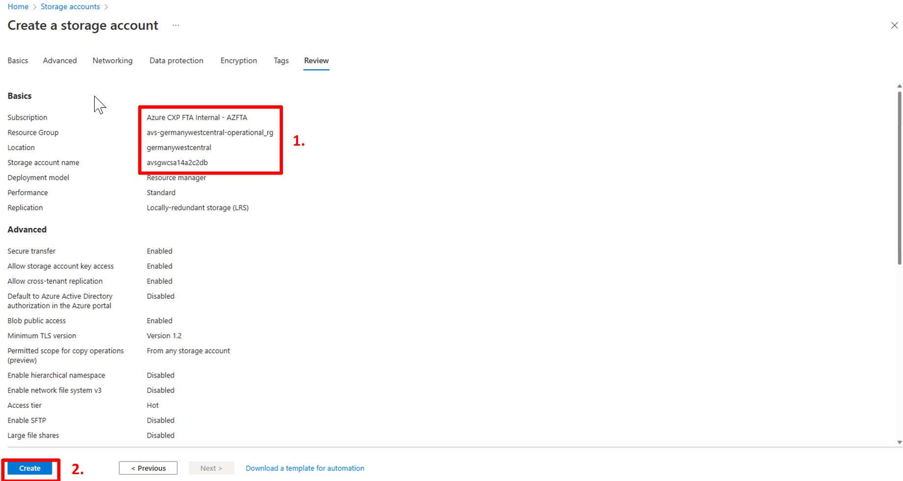 create-storage-account-from-portal-storage-account-review