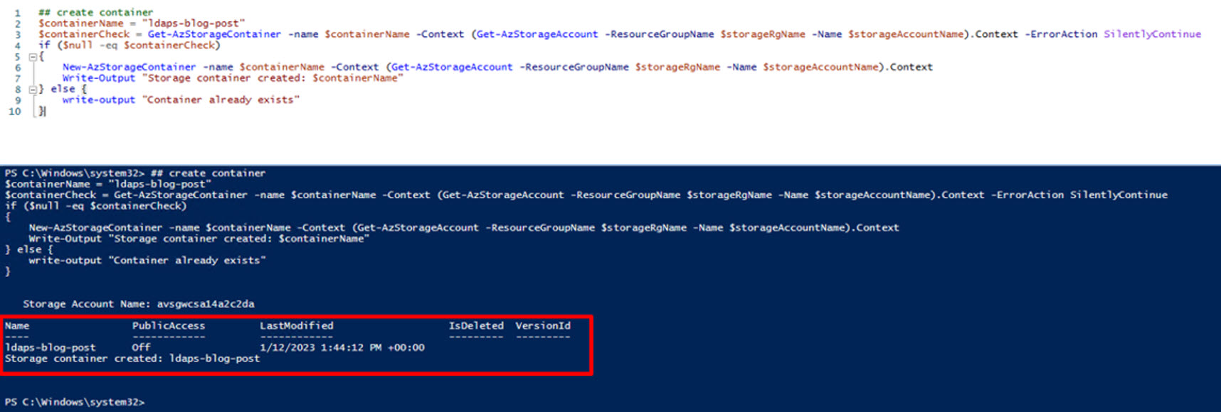 create-storage-container